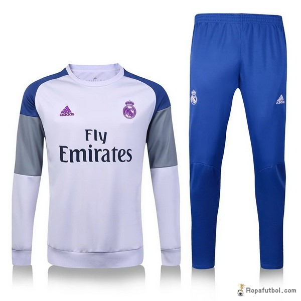 Chandal Real Madrid 2016/17 Blanco Gris